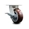 Service Caster 5 Inch Kingpinless Poly on Polyolefin Wheel Swivel Caster with Brake SCC SCC-KP30S520-PPUR-SLB - alternate 1